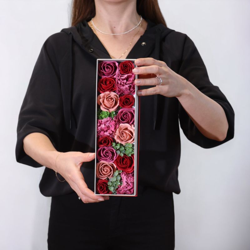 Boîte Longue - Roses Vintages