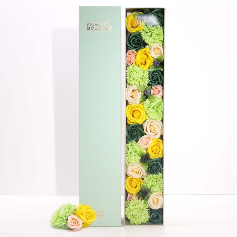 Boîte Extra Longue - Printemps - Jaune & Vert