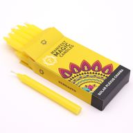 Bougies Magiques Ésotériques (pack de 12) - Jaune - Chakra Plexus Solaire
