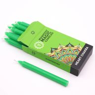 Bougies Magiques Ésotériques (pack de 12) - Vert - Chakra Coeur