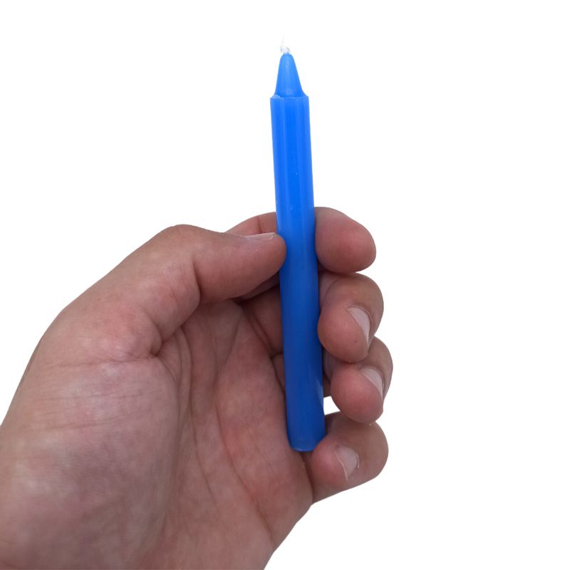 Bougies Magiques Ésotériques (pack de 12) - Bleu - Chakra Gorge