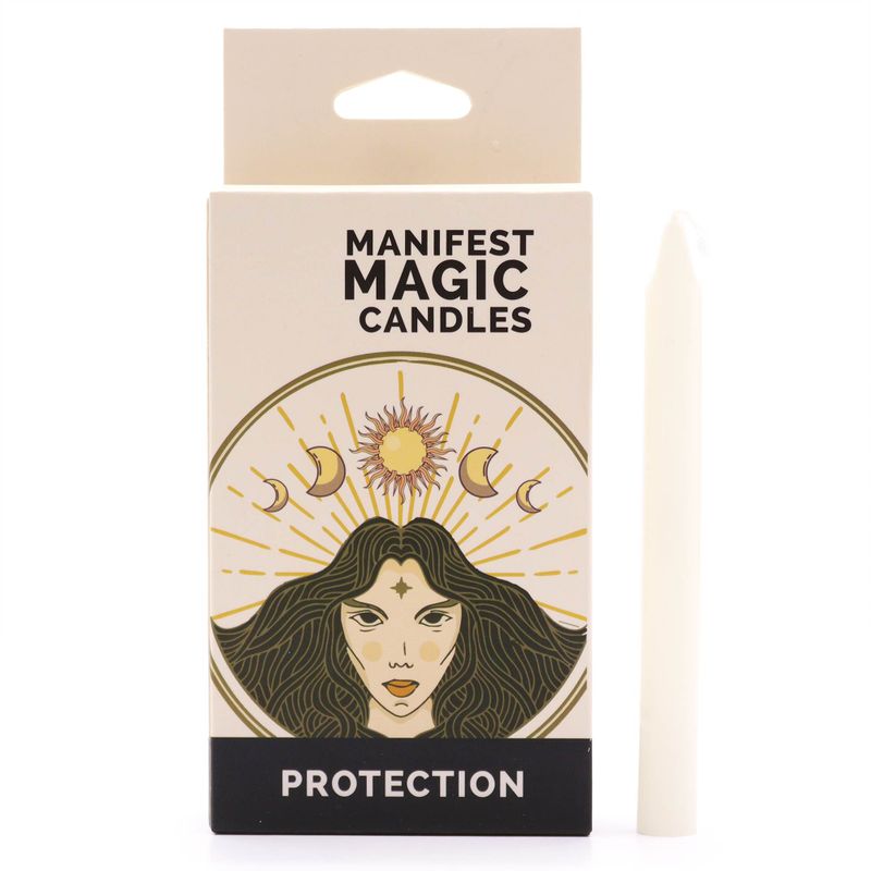 Bougies Magiques Ésotériques (pack de 12) - Ivoire