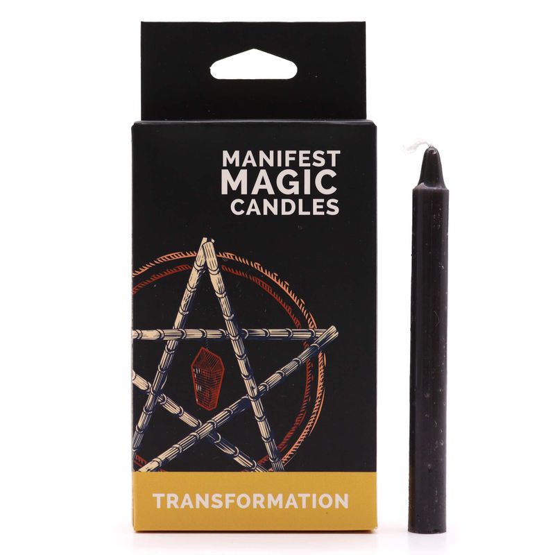 Bougies Magiques Ésotériques (pack de 12) - Noir