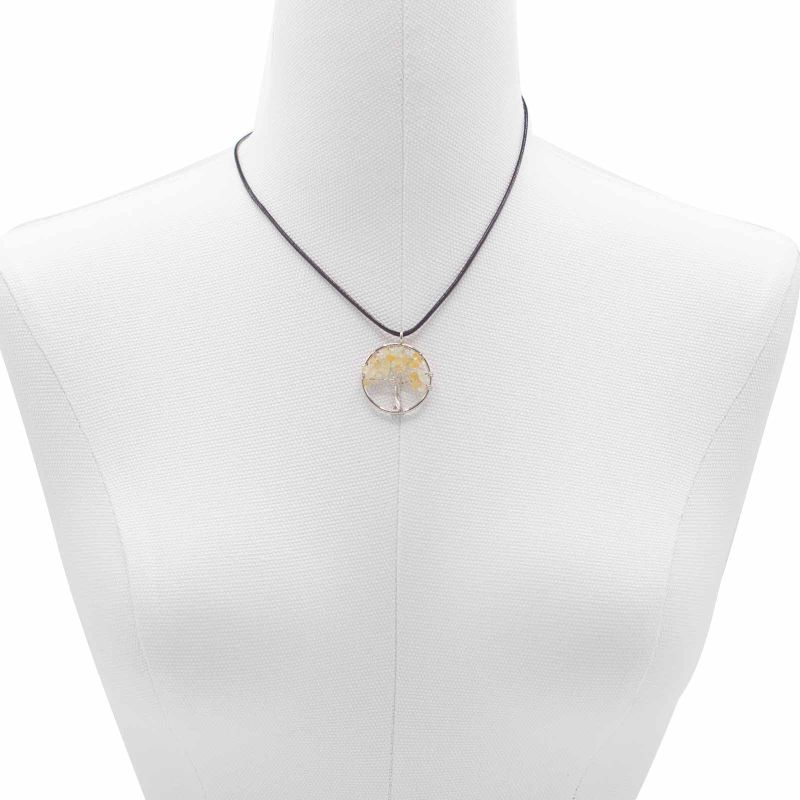 Pendentif Arbre de Vie - Cornaline