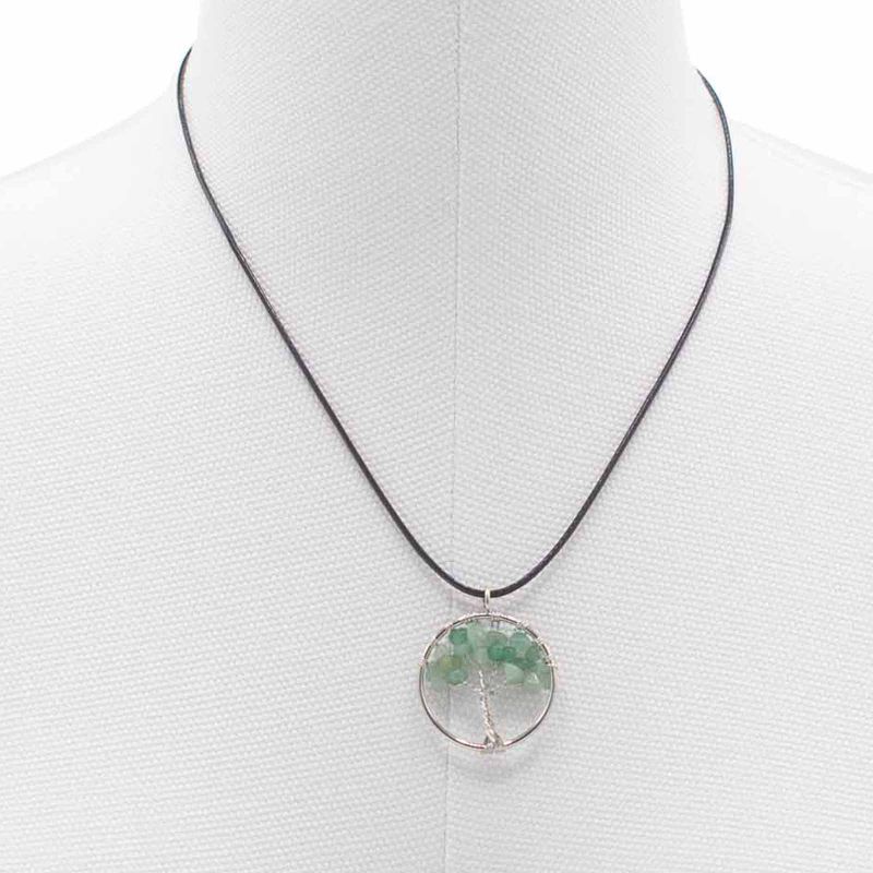 Pendentif Arbre de Vie - Jade
