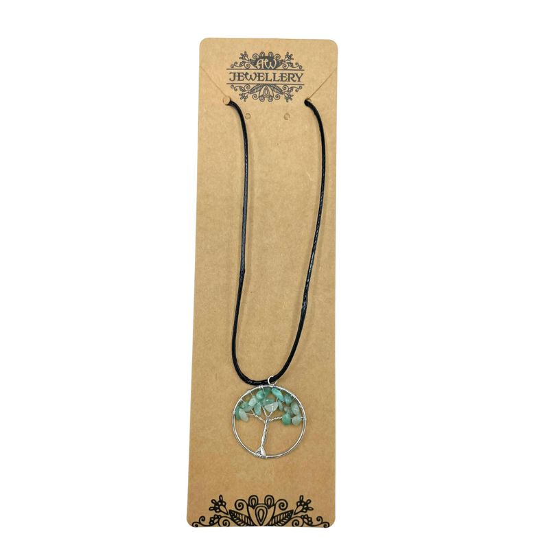 Pendentif Arbre de Vie - Jade