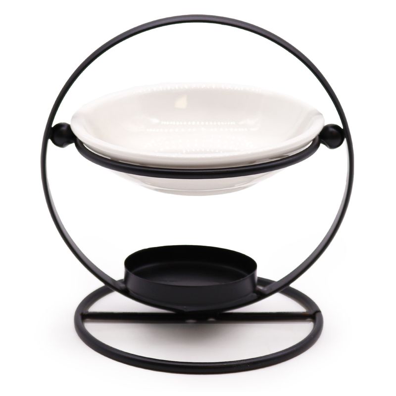 Support Rond en Céramique et Métal