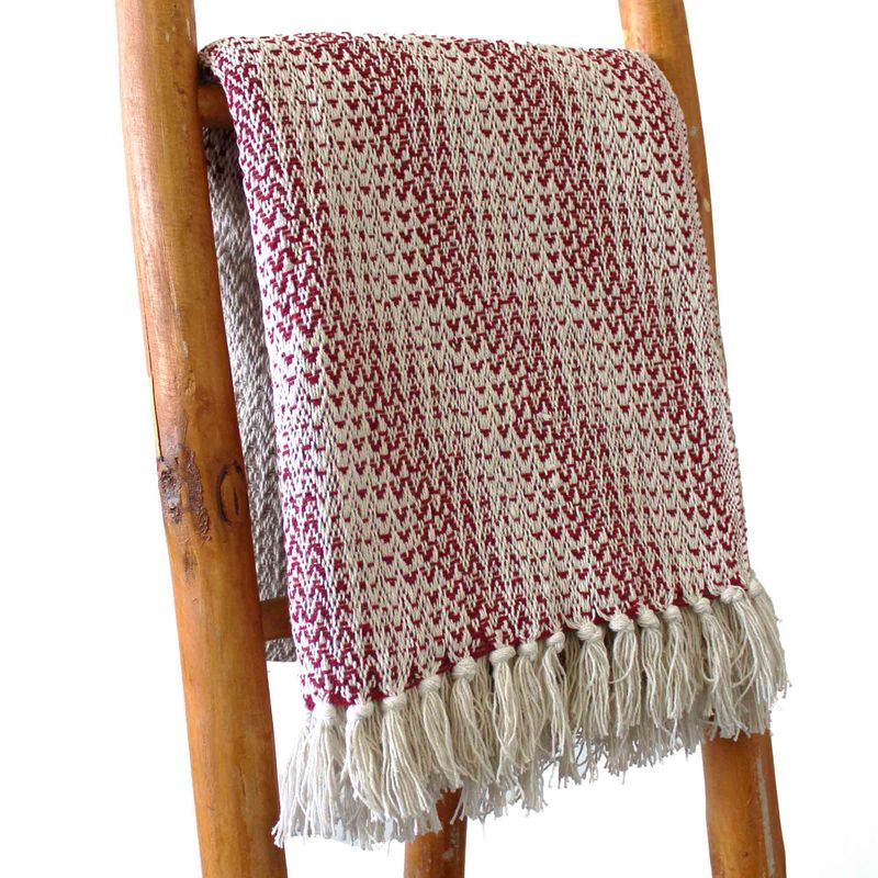 Plaid Confort Boho - 125x150cm - Rubis Bicolore
