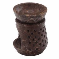 Petit Brûleur à Huile en Stéatite 8cm - Classique