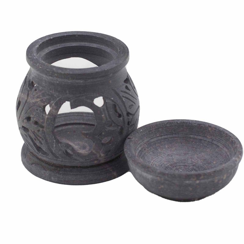 Petit Brûleur à Huile en Stéatite 8cm - Om