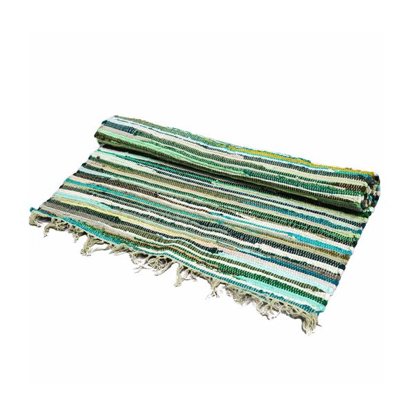 Petit Tapis - 50x90cm - Qualité Premium- Verts Naturels