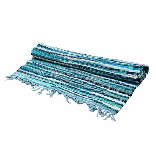 Grand Tapis - 150x90cm - Qualité Premium - Bleu Eau