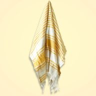 Serviette de Hammam Spa - Jaune Lever de Soleil - 90x170cm