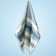 Serviette de Hammam Spa - Bleu Océan - 90x170cm