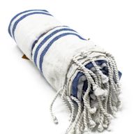 Serviette de Hammam Spa - Bleu Océan - 90x170cm