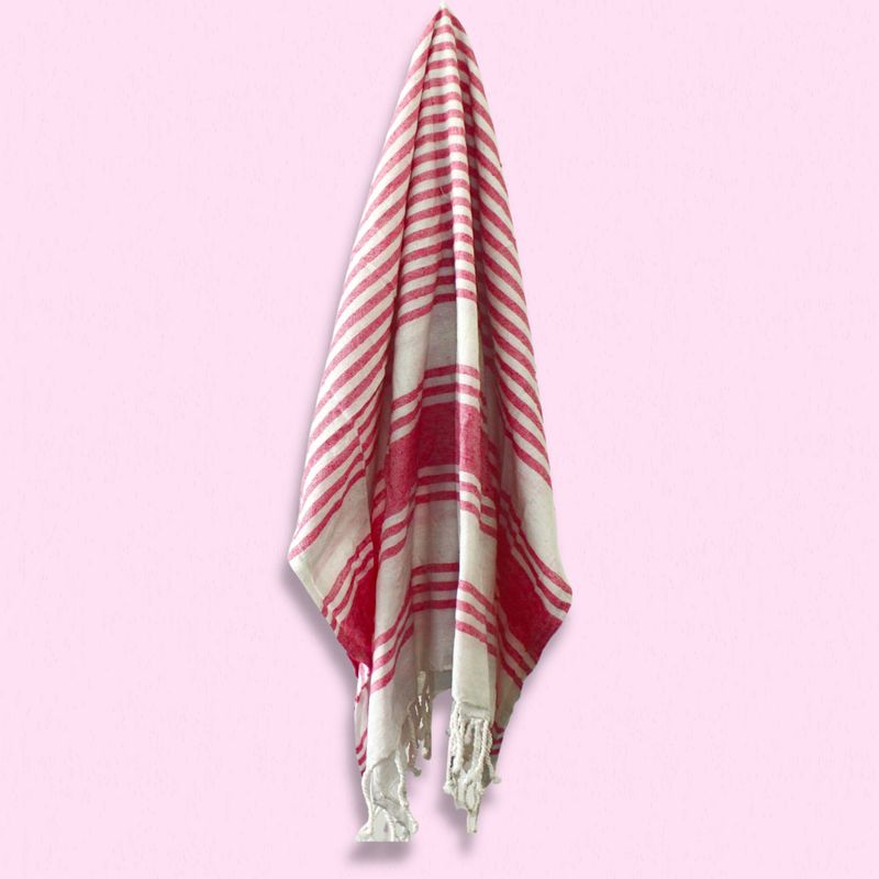 Serviette de Hammam Spa - Rose Coucher de Soleil - 90x170cm