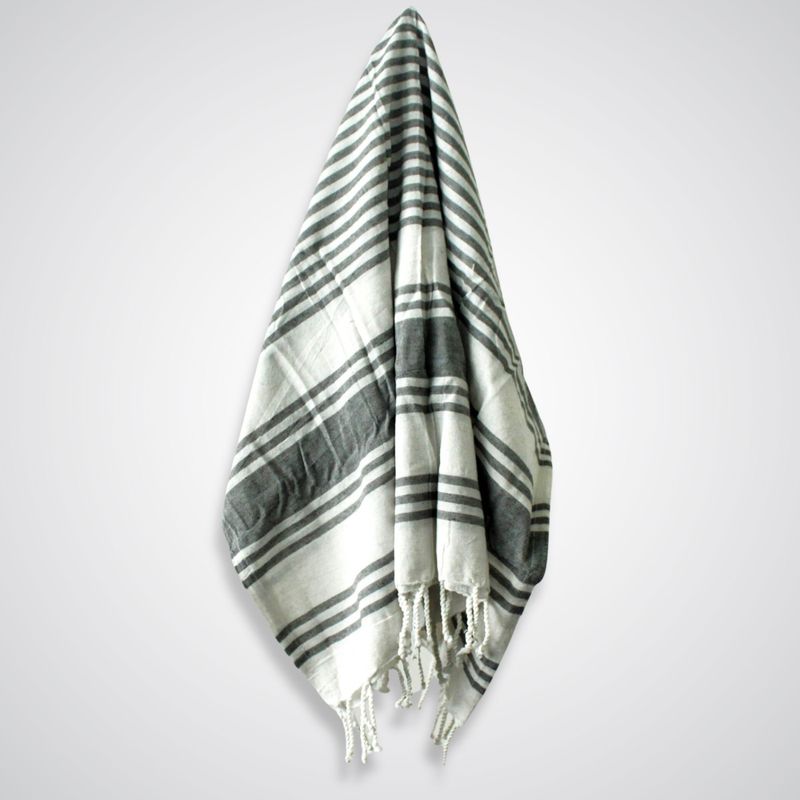 Serviette de Hammam Spa - Charbon - 90x170cm