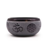 Bol Chantant Poudre de Terre - Om Five Buddha - 16 cm