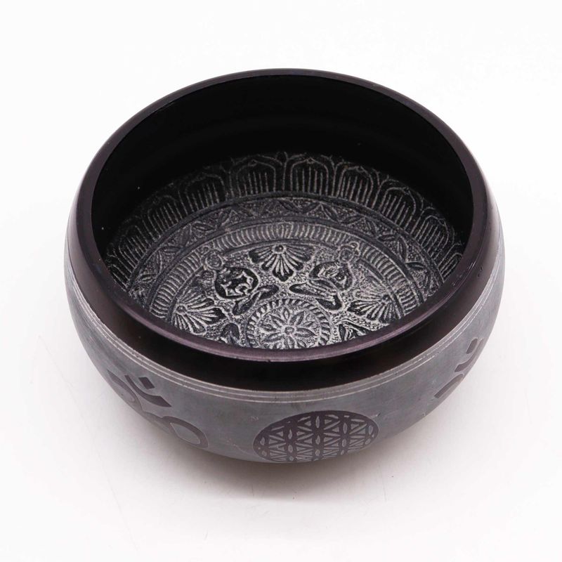 Bol Chantant Poudre de Terre - Om Five Buddha - 16 cm