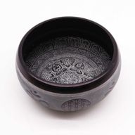 Bol Chantant Poudre de Terre - Om Five Buddha - 16 cm