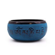 Bol Chantant Poudre de Terre - Blue Mantra Five Buddha - 16 cm