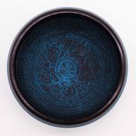 Bol Chantant Poudre de Terre - Blue Mantra Five Buddha - 16 cm