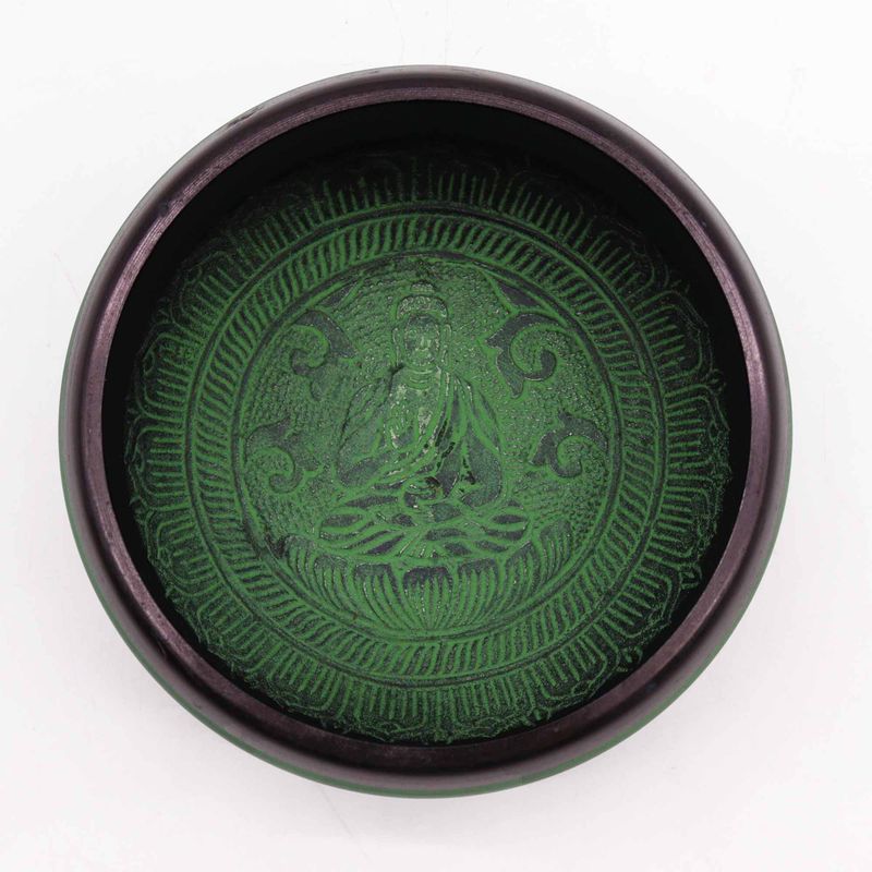 Bol Chantant Poudre de Terre - Mandala Bouddha - 16 cm