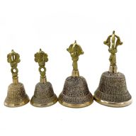 Petite Cloche Tibétaine Tingsha - 5x11cm