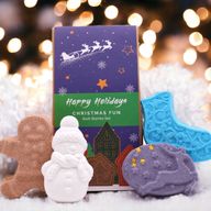 Coffret Cadeau de Noël de Bombes de Bain - Noël Fun