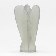 Ange en Pierre Précieuse Sculpté à la Main - Opalite