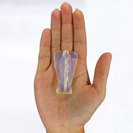 Ange en Pierre Précieuse Sculpté à la Main - Opalite