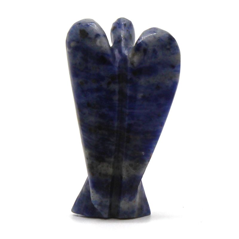 Ange en Pierre Précieuse Sculpté à la Main - Sodalite