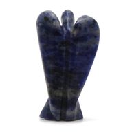 Ange en Pierre Précieuse Sculpté à la Main - Sodalite