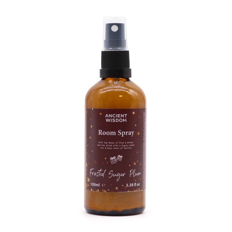 Brume d'ambiance et d'Oreiller Parfum Noël 100ml - Prune au Sucre Givré