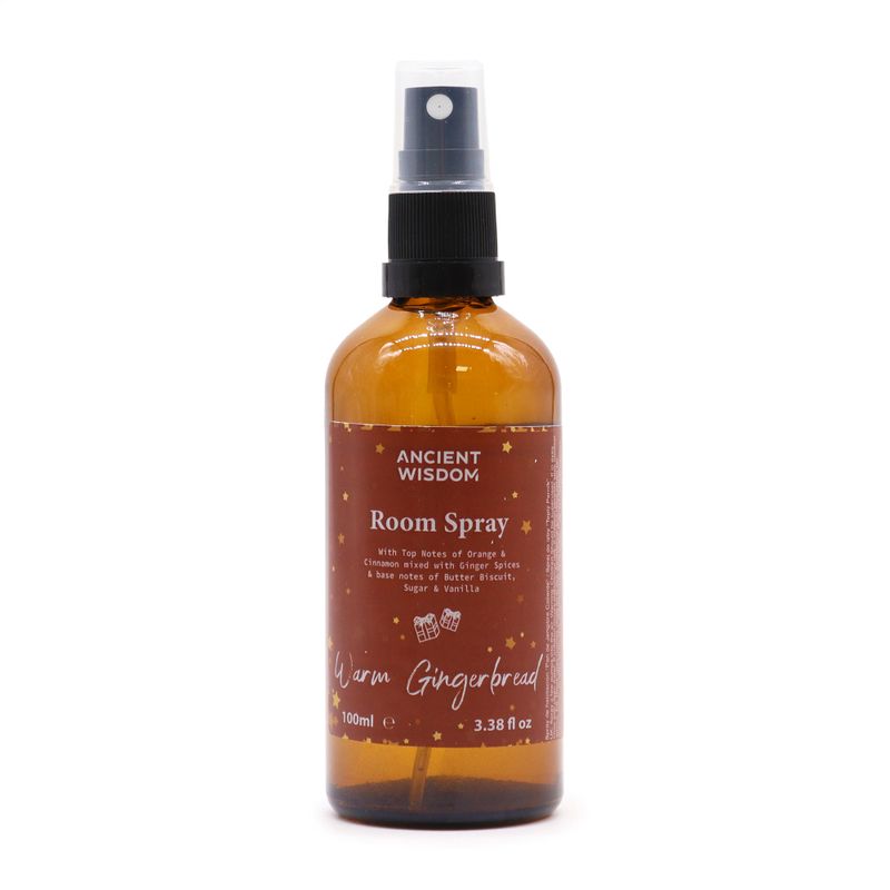 Brume d'ambiance et d'Oreiller Parfum Noël 100ml - Pain d'Épices Chaud