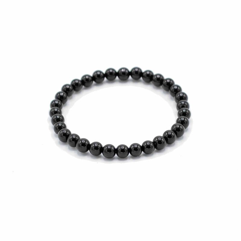 Bracelet de Manifestation en Gemmes - Agate Noire - Protection
