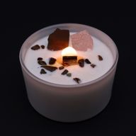 Bougie de Chakra en Verre - Chakra Sacré