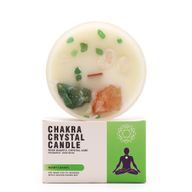 Bougie de Chakra en Verre - Chakra du Cœur