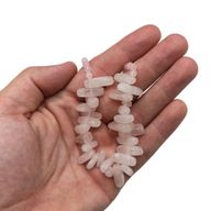 Collier de Gemmes Longues - Quartz Rose