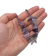 Collier de Gemmes Longues - Améthyste