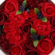 Boîte Ronde - Roses Rouge Classiques