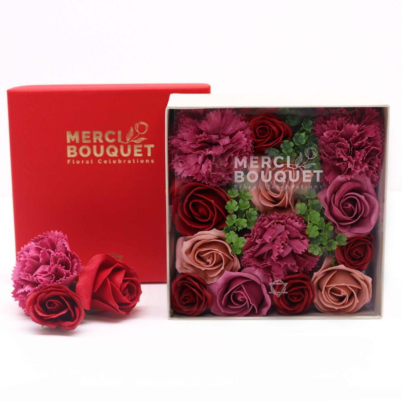 Boîte Carrée - Roses Vintages