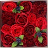 Boîte Carrée - Roses Rouge Classiques
