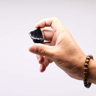 Cristaux bruts (500 g) - Agate Noire obsidian