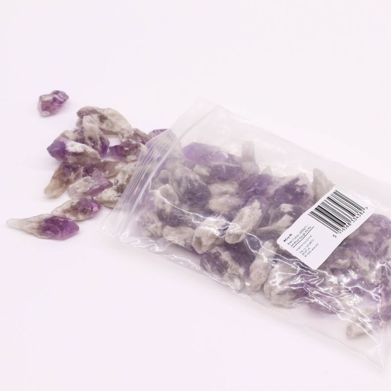 Cristaux bruts (500 g) - Points Bruts d'Améthyste