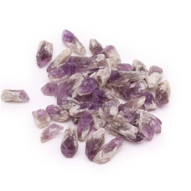 Cristaux bruts (500 g) - Points Bruts d'Améthyste