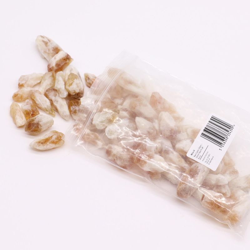 Cristaux bruts (500 g) - Points Bruts de Topaze Citrine
