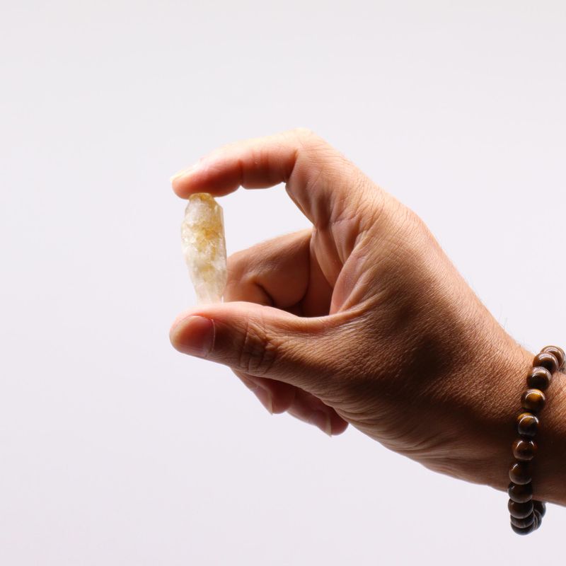 Cristaux bruts (500 g) - Points Bruts de Topaze Citrine