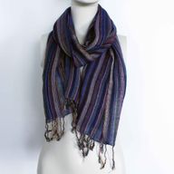 Foulards indiens Boho - 22x72cm - Couleurs Aléatoires avec Fil Doré