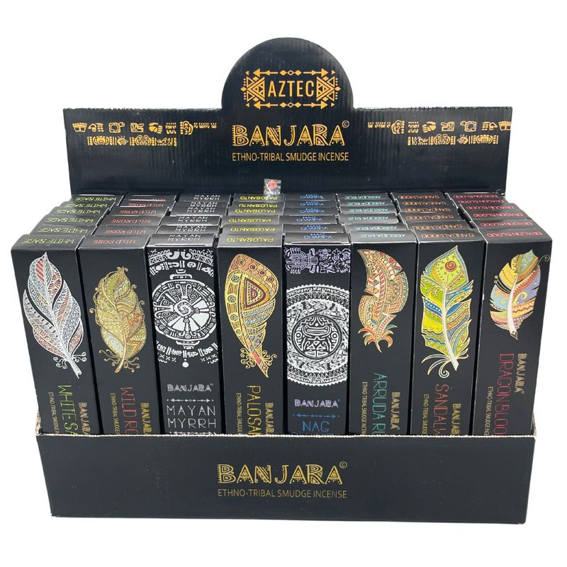 Encens de Fumigation Tribal Banjara - (8 Parfums X 6)